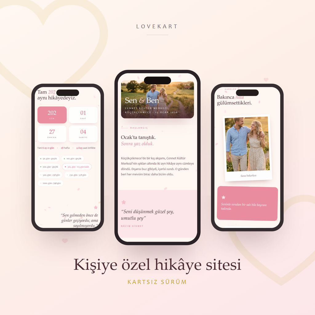 Kişiye Özel Hikâye Sitesi — Kartsız